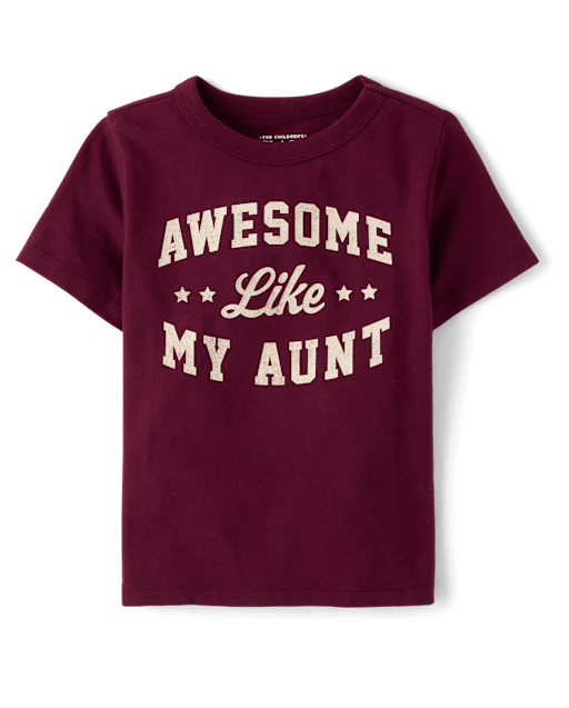 Baby And Toddler Boys Awesome Like My Aunt Graphic Tee