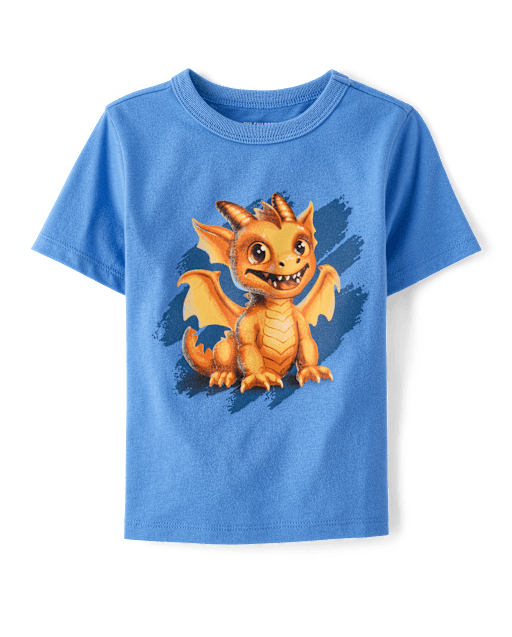 Baby And Toddler Boys  Dragon Graphic Tee