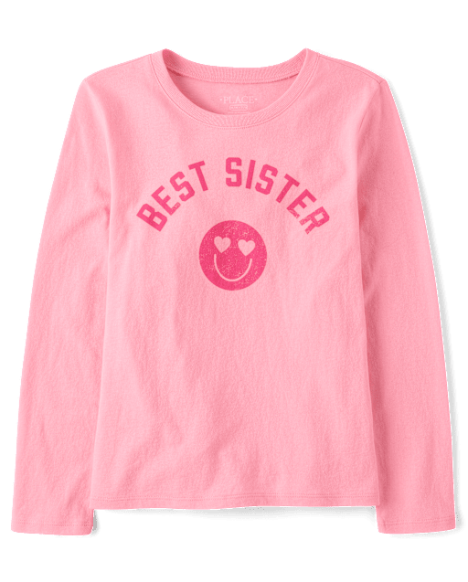 Girls Best Sister Graphic Tee