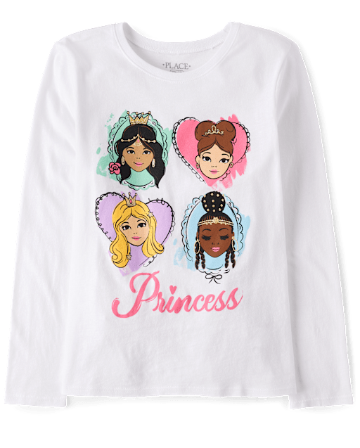 Girls Princess Graphic Tee
