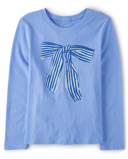 Girls Bow Graphic Tee