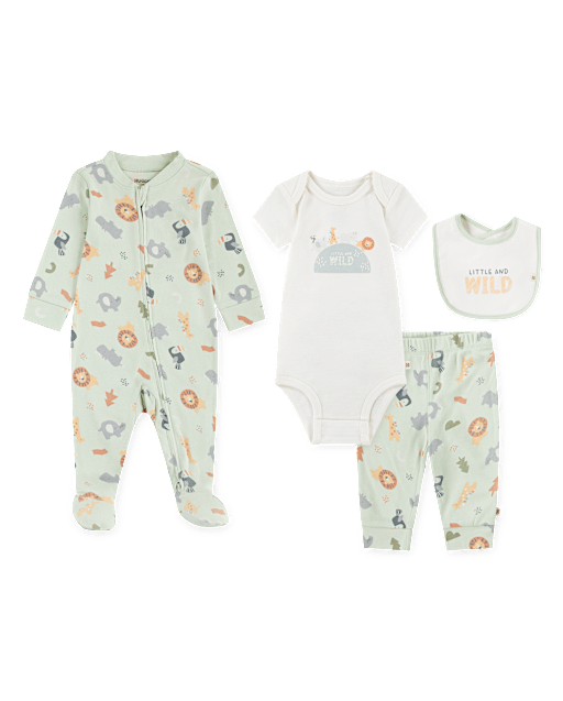 Baby Boys Huggiesâ¢ Animal 4-Piece Take Me Home Set