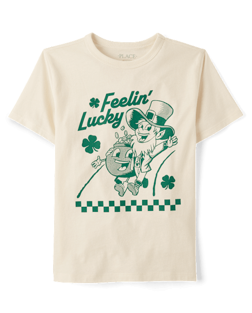 Boys St. Patrick's Day Feelin' Lucky Graphic Tee