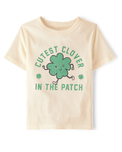 Baby And Toddler Boys St. Patrick's Day Cutest Clover Graphic Tee