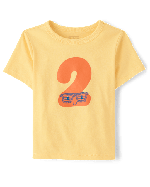 Baby And Toddler Boys 2 Birthday Graphic Tee
