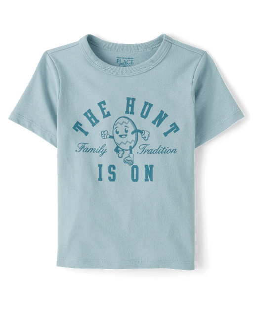 Baby And Toddler Boys Matching Family Easter The Hunt Is On Graphic Tee