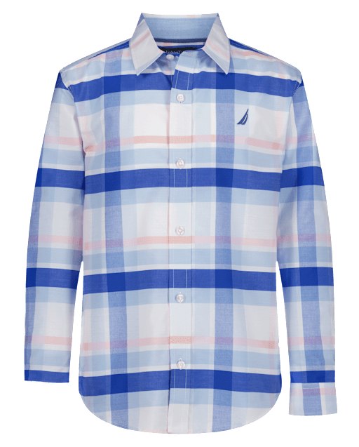 Boys Nautica® Plaid Button Up Shirt