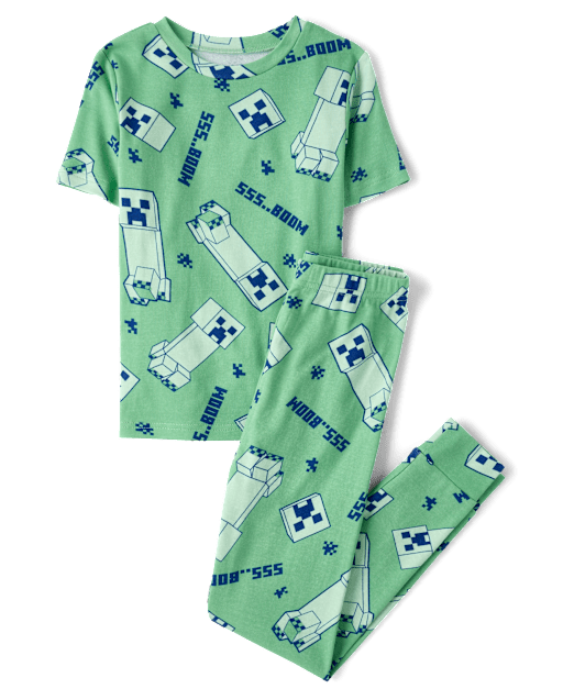 Boys Minecraft™ Snug Fit Cotton Pajamas