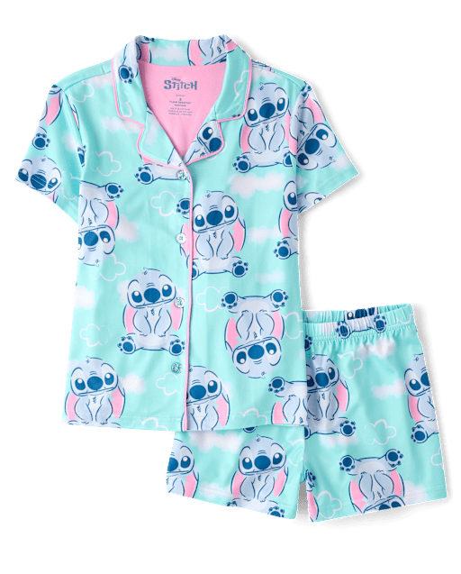 Girls Stitch™ Button Front Pajamas