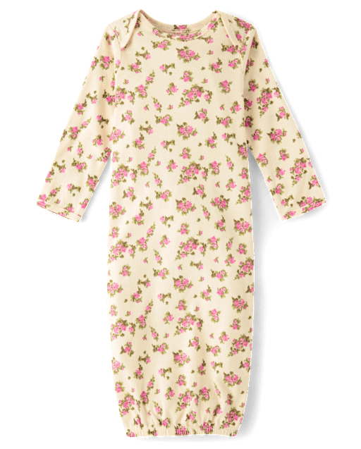 Grenouillère fleurie pour bébé fille