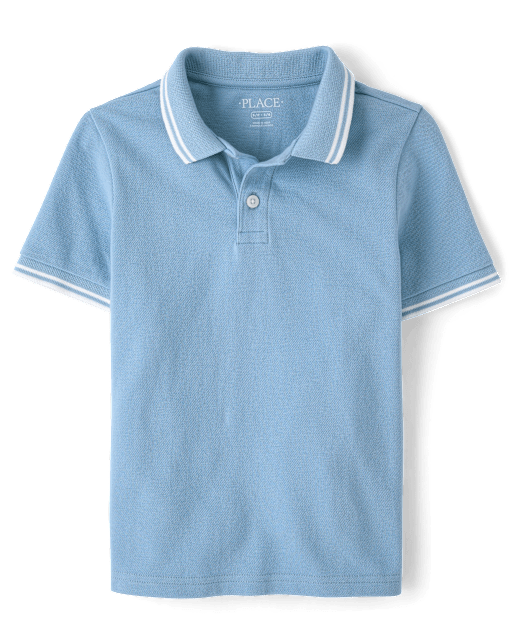 Boys Tipping Soft Pique Polo