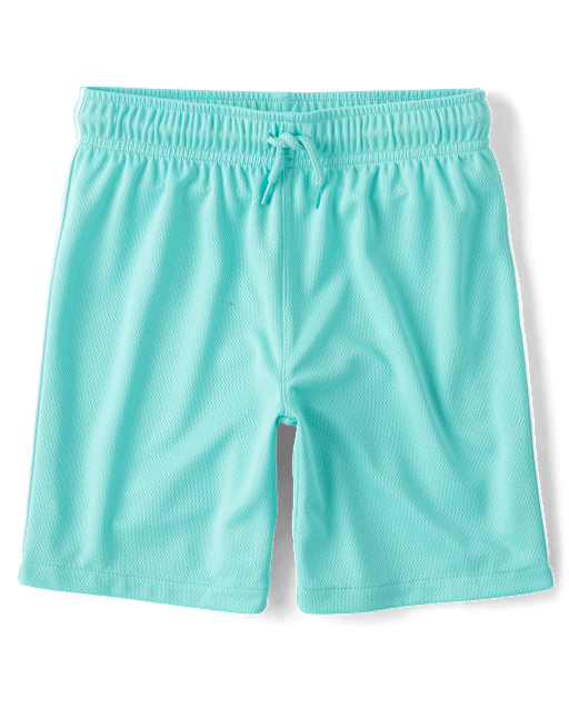 Kids Quick Dry Side Stripe Mesh Active Shorts