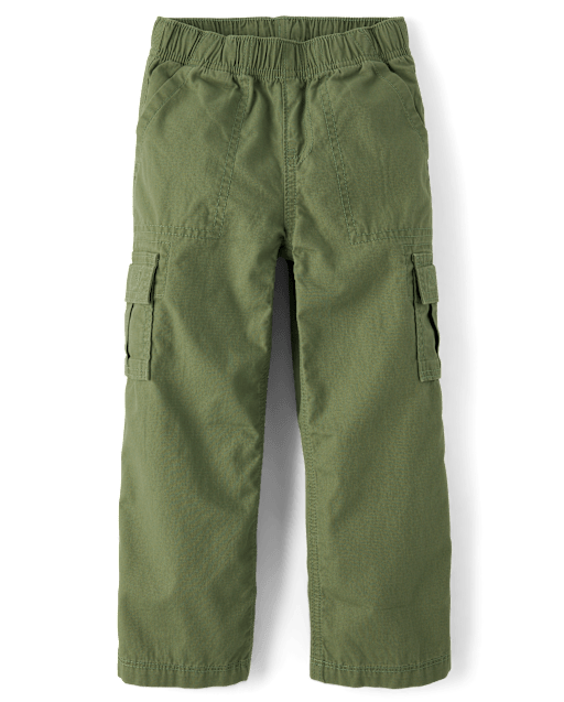 Boys Ripstop Baggy Pull On Cargo Pants