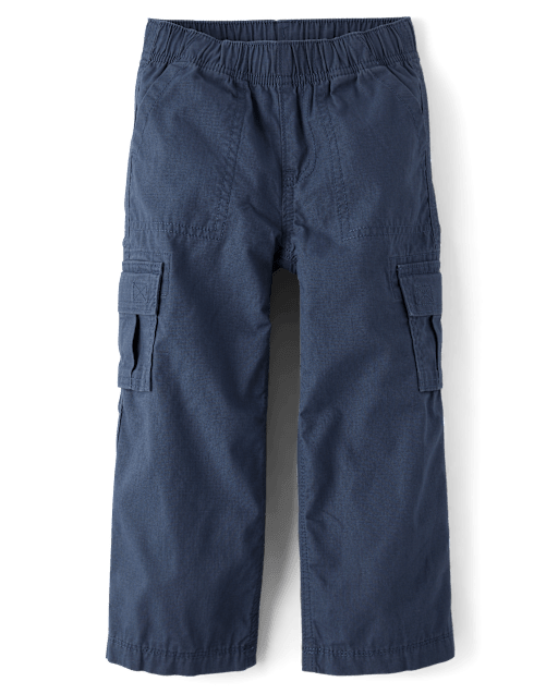 Boys Ripstop Baggy Pull On Cargo Pants