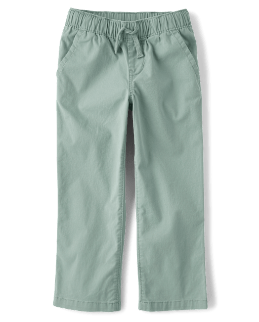 Boys Pull On Straight Chino Pants