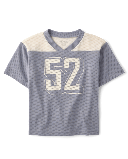 Maillot de football enfant à séchage rapide en maille graphique