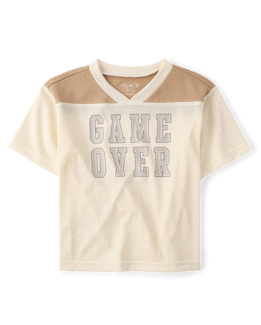 Maillot de football enfant à séchage rapide en maille graphique