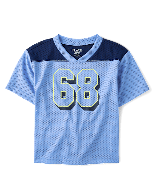 Maillot de football enfant à séchage rapide en maille graphique