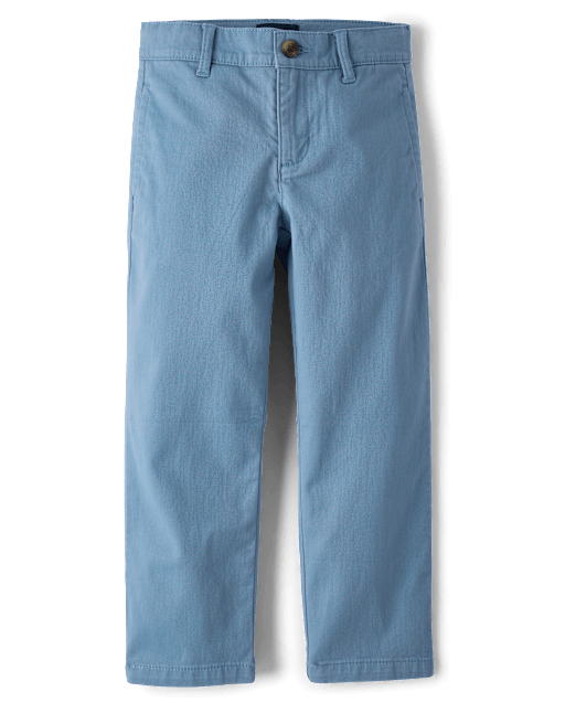 Pantalon chino droit extensible pour garçon