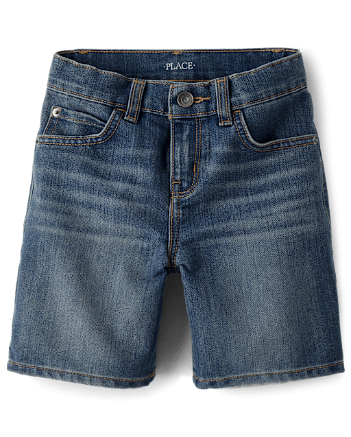 Short en jean pour garçon