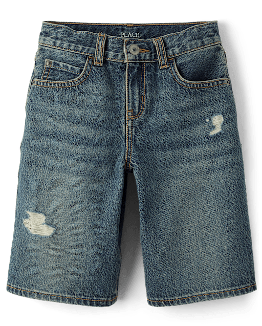 Short en jean déchiré et ample pour enfants