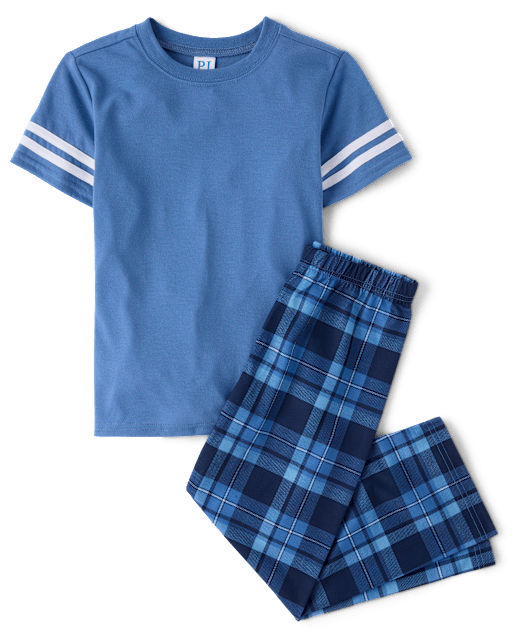 Boys Plaid Pajamas