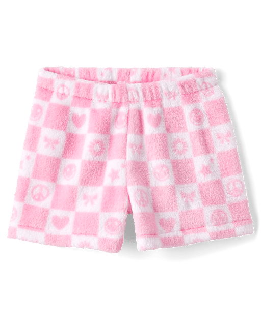 Short de pyjama fille Icon - Polaire douce