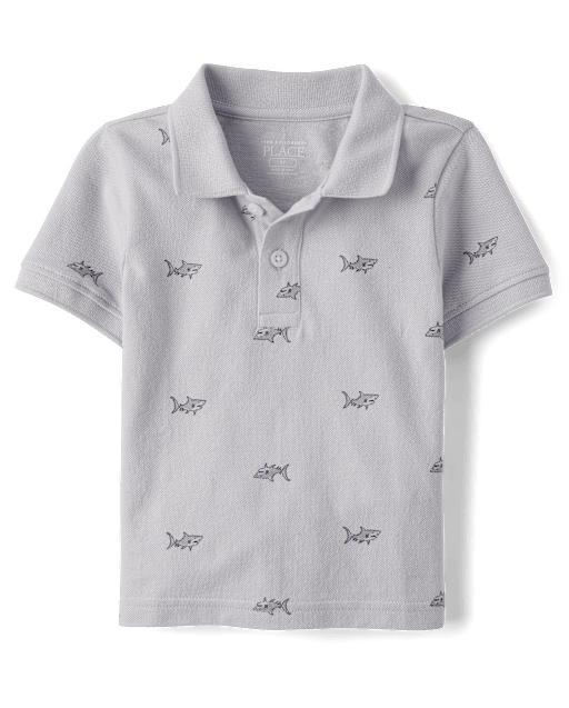 Baby And Toddler Boys Print Polo