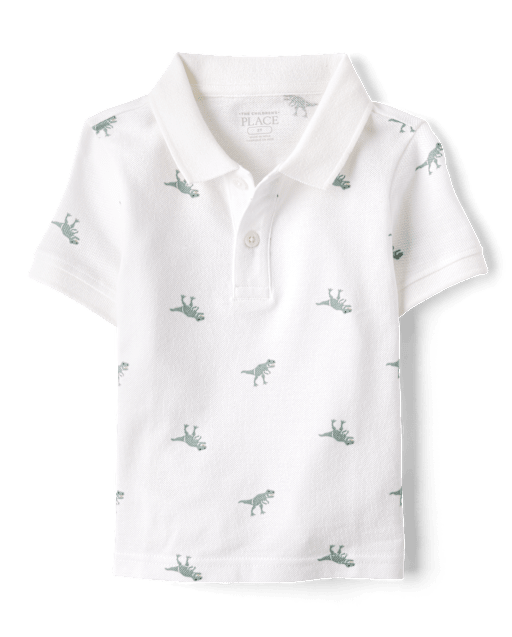 Baby And Toddler Boys Print Polo