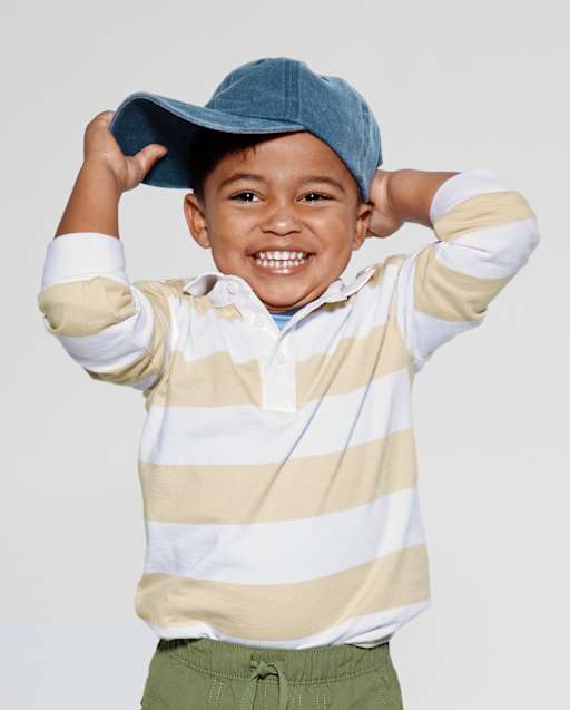 Baby And Toddler Striped Rugby Polo