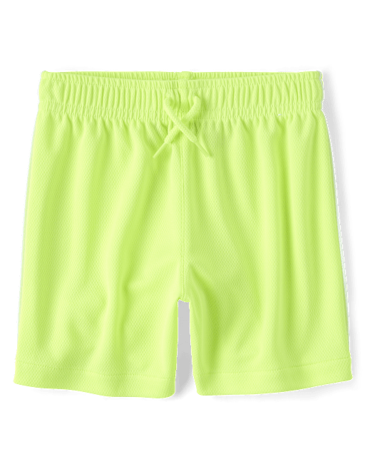 Short de sport en maille à séchage rapide avec bandes latérales pour bébés et petits garçons