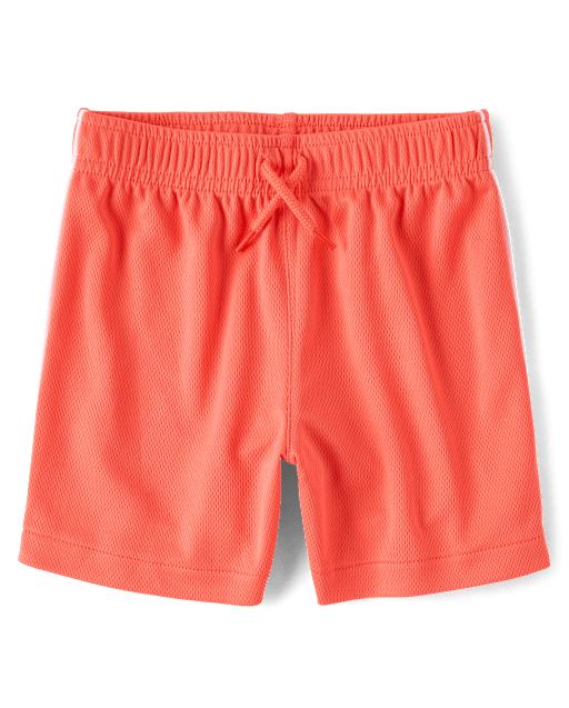 Short de sport en maille à séchage rapide avec bandes latérales pour bébés et petits garçons