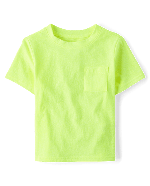 T-shirt à poche chiné pour bébé et tout-petit