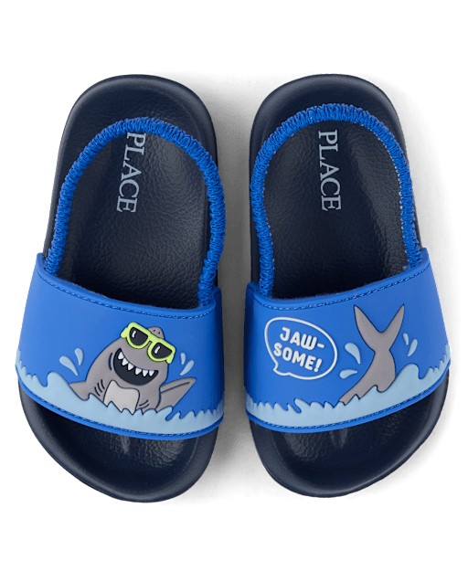 Toddler Boys Shark Slides