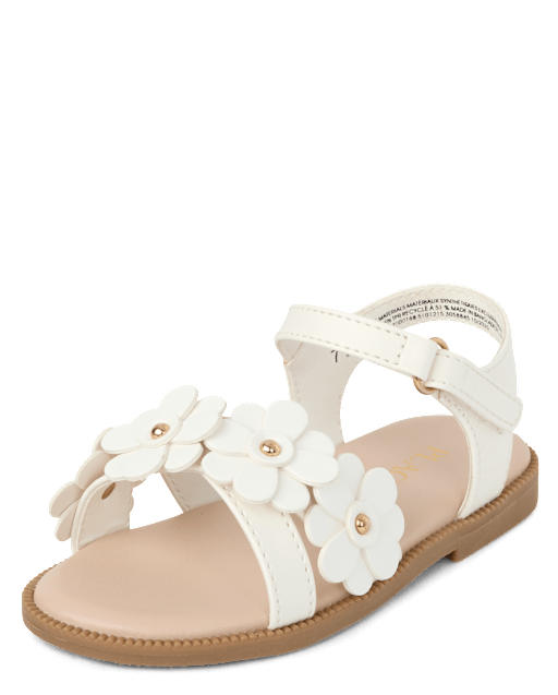 Toddler Girls Floral Sandals