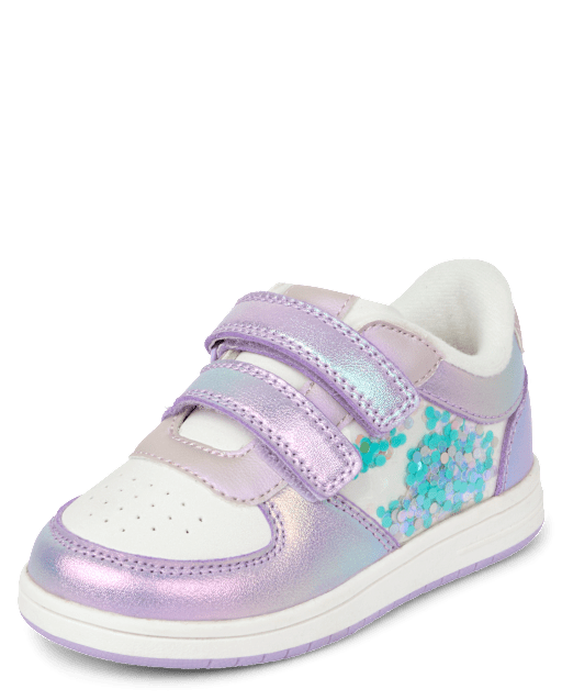 Toddler Girls Iridescent Shakey Low Top Sneakers