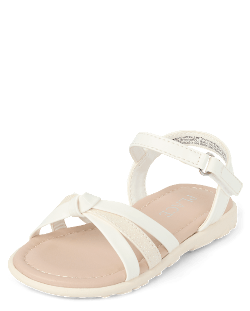 Toddler Girls Metallic Sandals