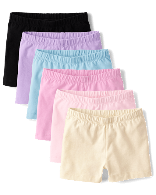 Girls Cartwheel Shorts 6-Pack