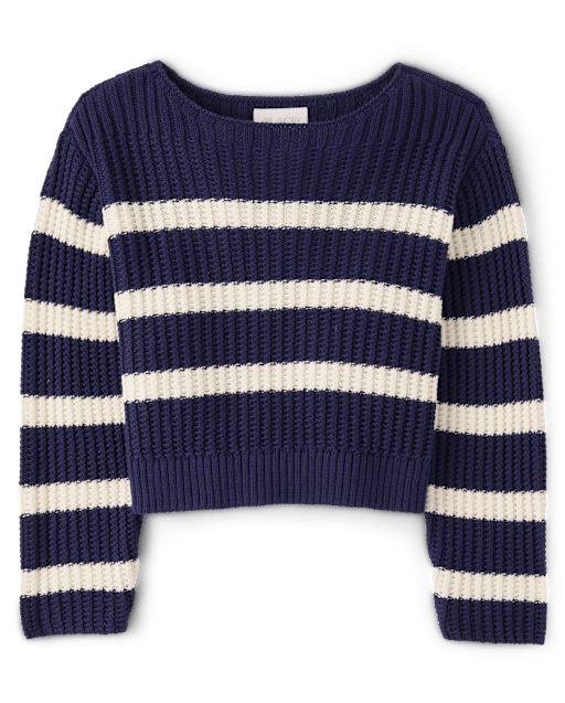 Girls Striped Sweater