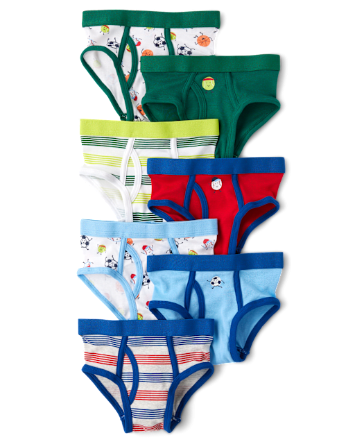 Toddler Boys Sports Brief Underwear 7-Pack