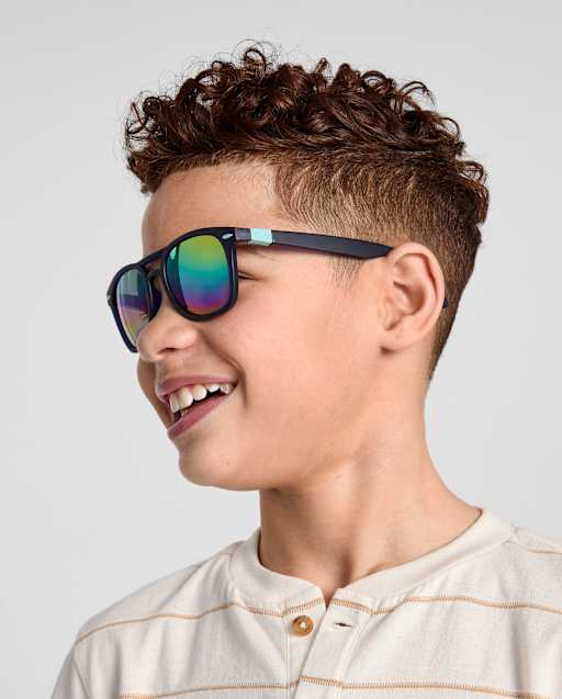 Lunettes de soleil à double barre pour garçons