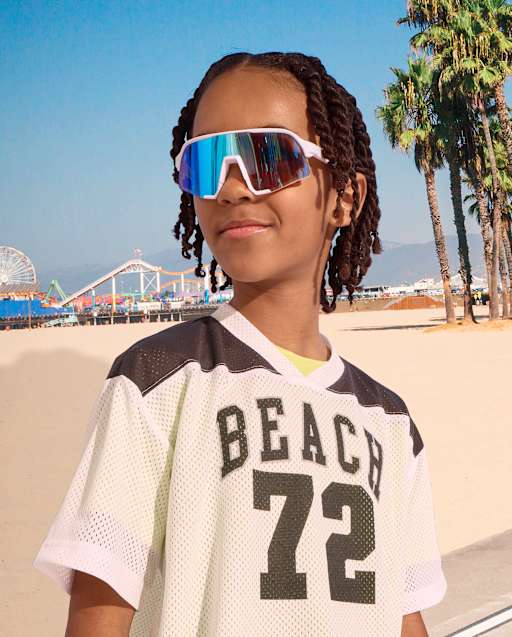 Lunettes de soleil bouclier pour garçons