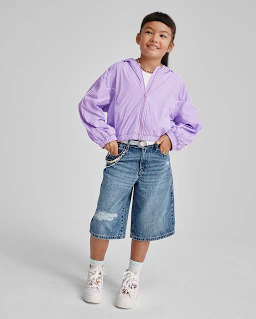 Kids Denim Baggy Carpenter Jorts - BLUE | The Children's Place