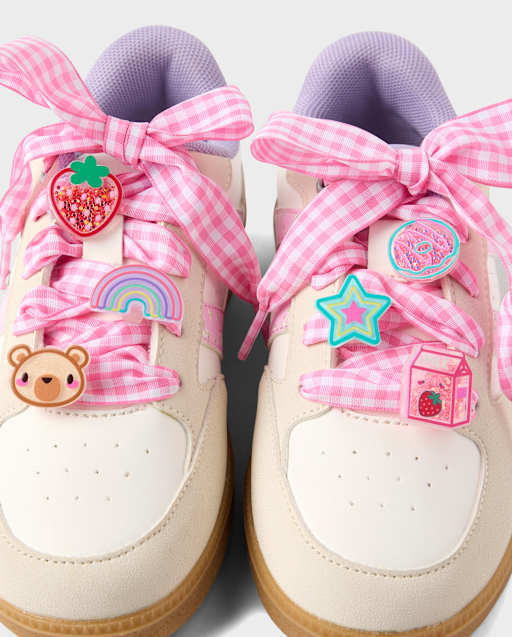 Girls Shoelace & Star Shoe Charm 7-Piece Set