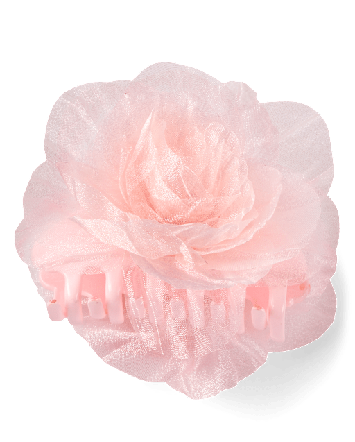 Girls Flower Claw Clip