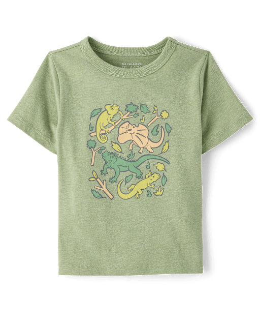 Baby And Toddler Boys Lizard Graphic Tee