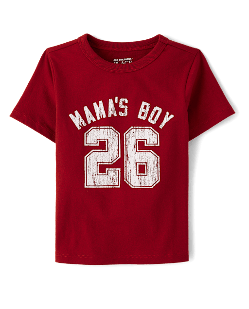 Baby And Toddler Boys Mama's Boy 26 Graphic Tee