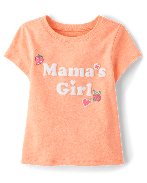 Baby And Toddler Girls Mama's Girl Graphic Tee