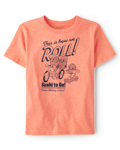 Boys Sushi Roll Graphic Tee