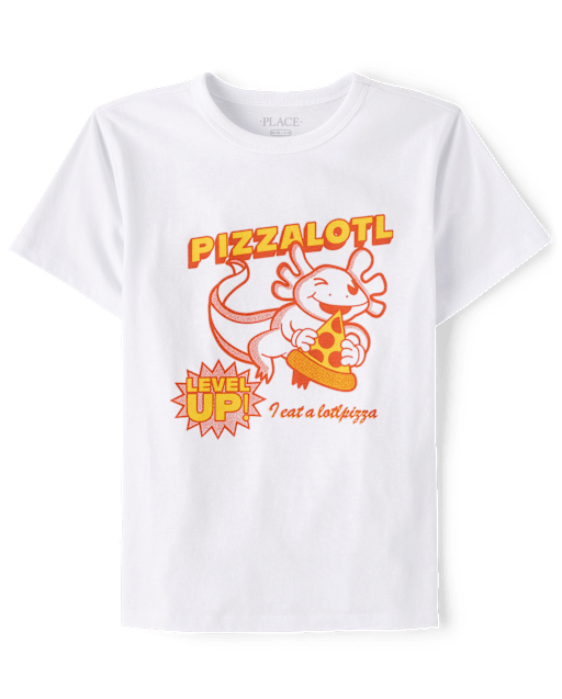Boys Pizzalotl Graphic Tee